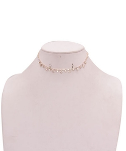 Choker Style Necklace NB330054 GOLD